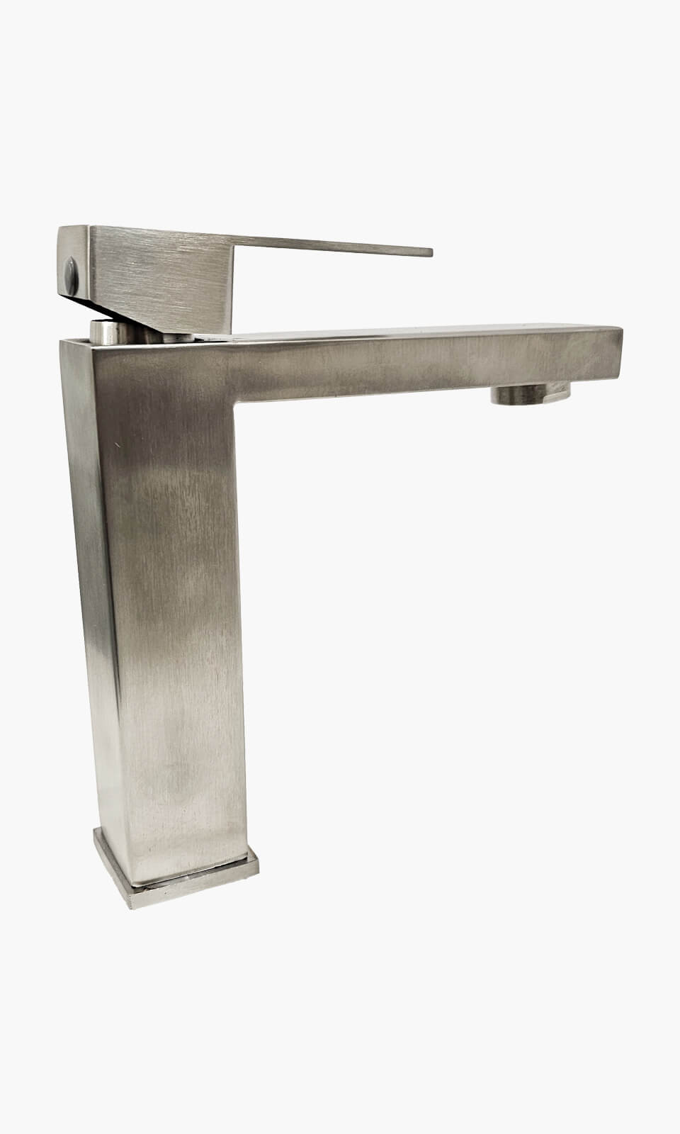 Torneira para Banheiro Bica Baixa - Konnen Metais - Square Baixa Escovada - FN-90005S-C