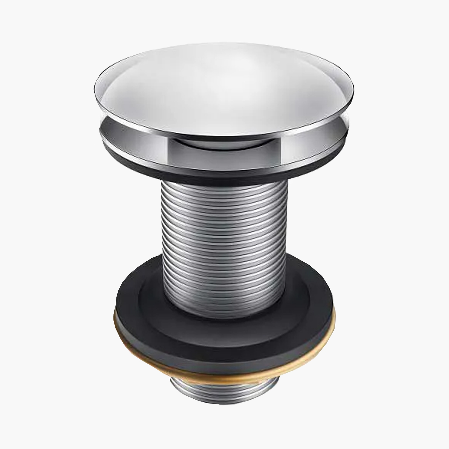 Válvula para Lavatório Click para Banheiro - Konnen Metais - Valvula Click Premium Cromado - 900073C