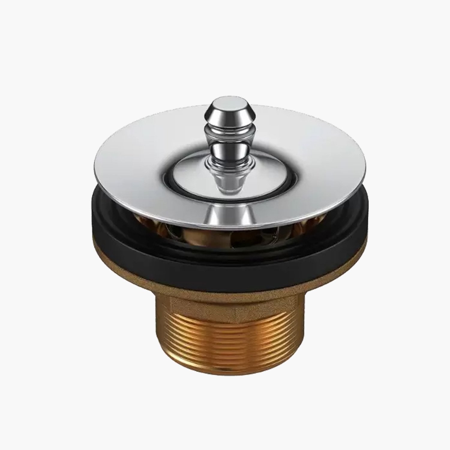 Válvula para Lavatório Universal para Banheiro - Konnen Metais - Valvula Universal de Metal Cromado - G2081