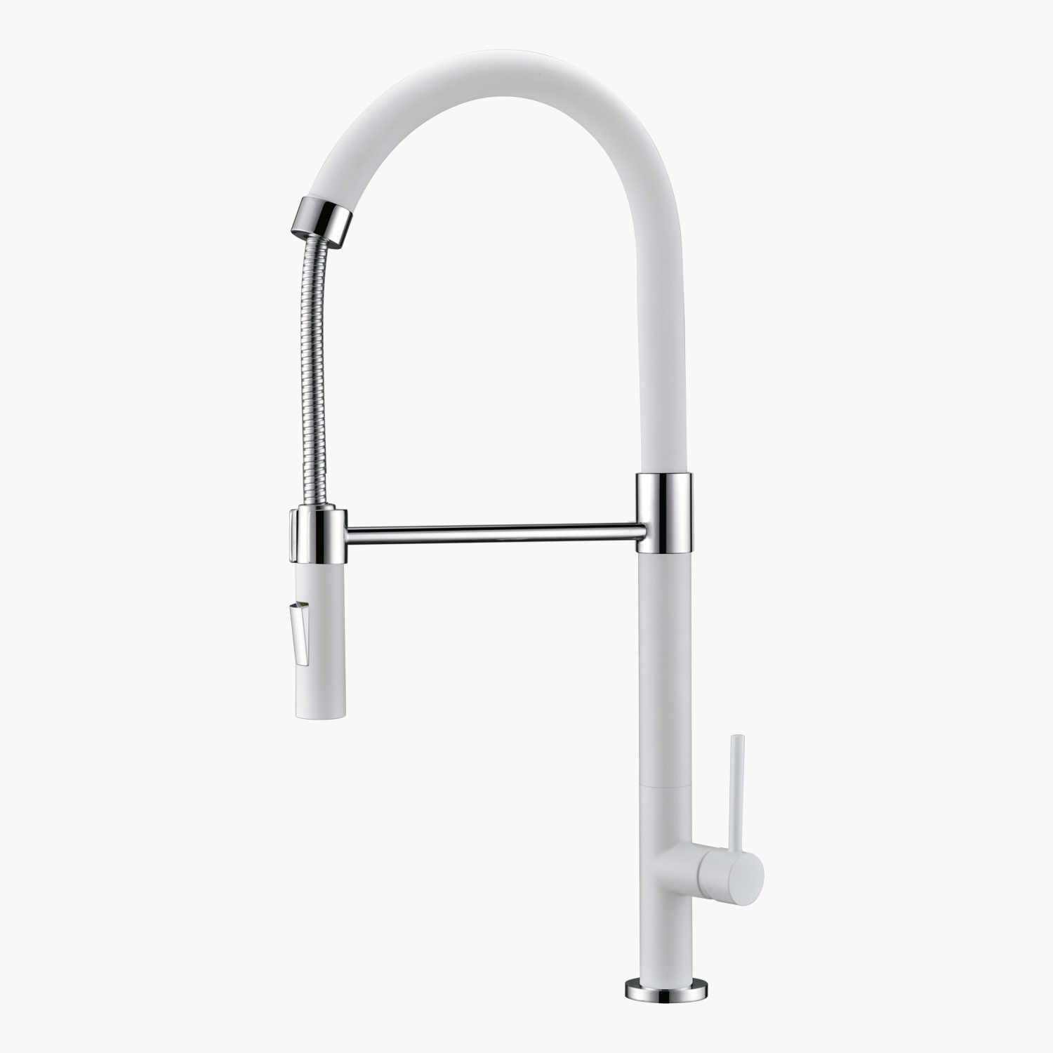 Torneira Gourmet  Monocomando para Cozinha - Konnen Metais - Stella Branca - 503732MAW/C