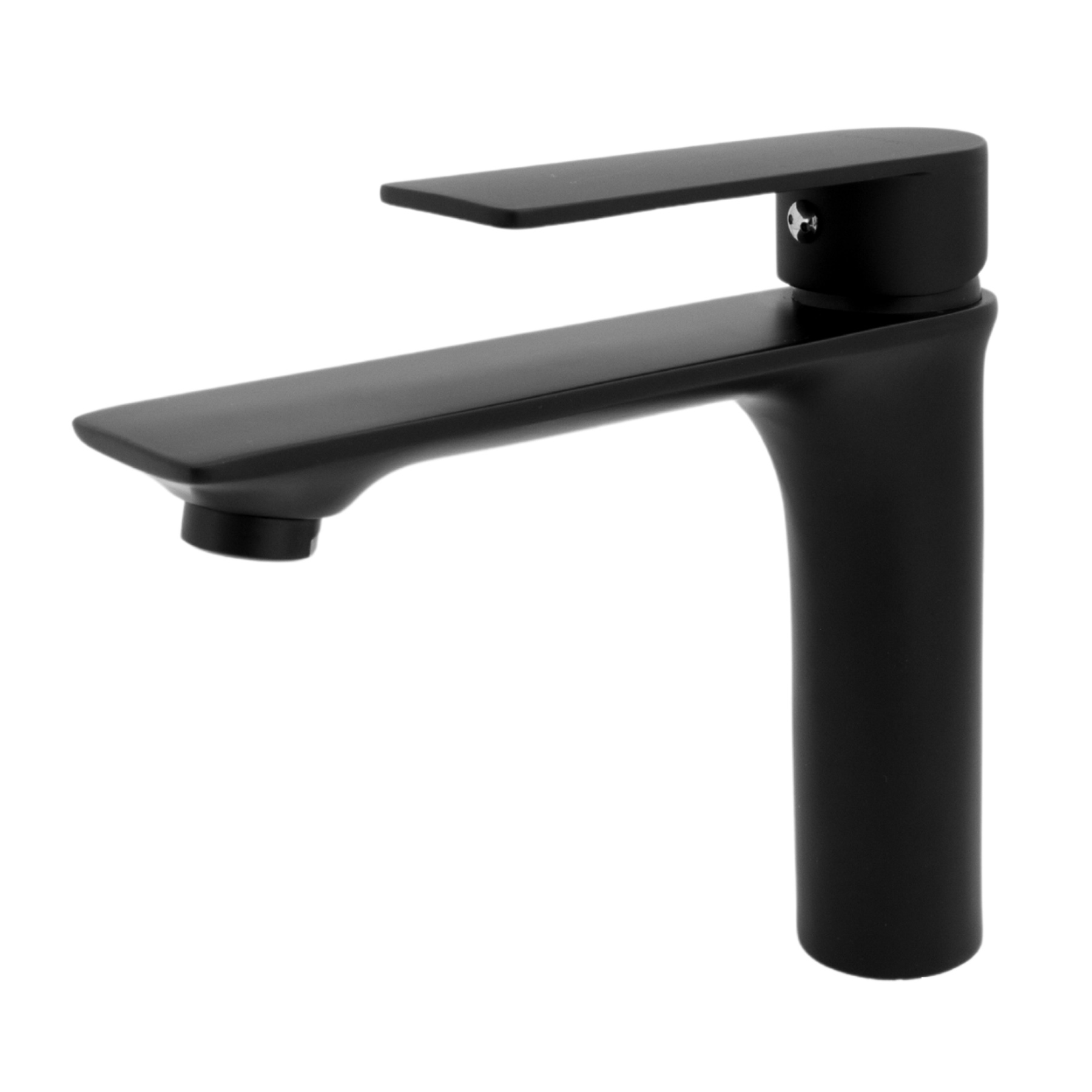 Torneira para Banheiro Monocomando Bica Baixa - Konnen Metais - Basique Baixa Preto - FN-8531SB