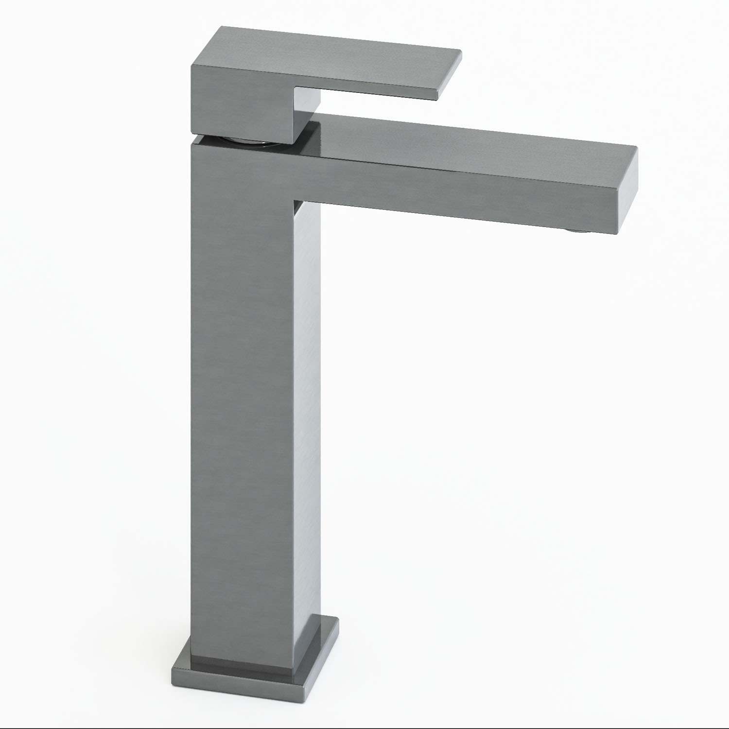 Torneira para Banheiro Bica Alta - Konnen Metais - Square Alta Escovada - FN-90005H-C