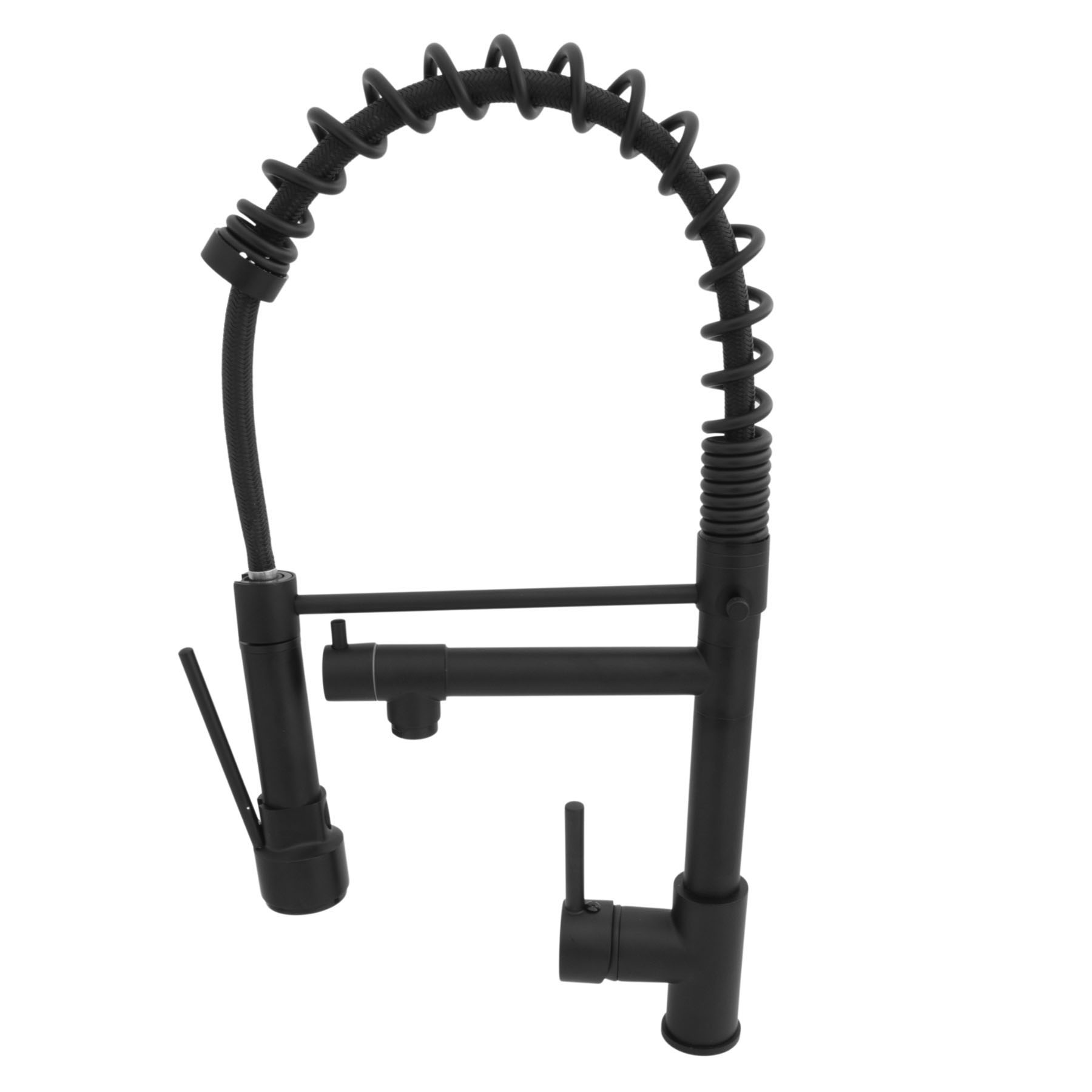 Torneira Gourmet Monocomando para Cozinha - Konnen Metais - Gourmet Preta - FN-8605B