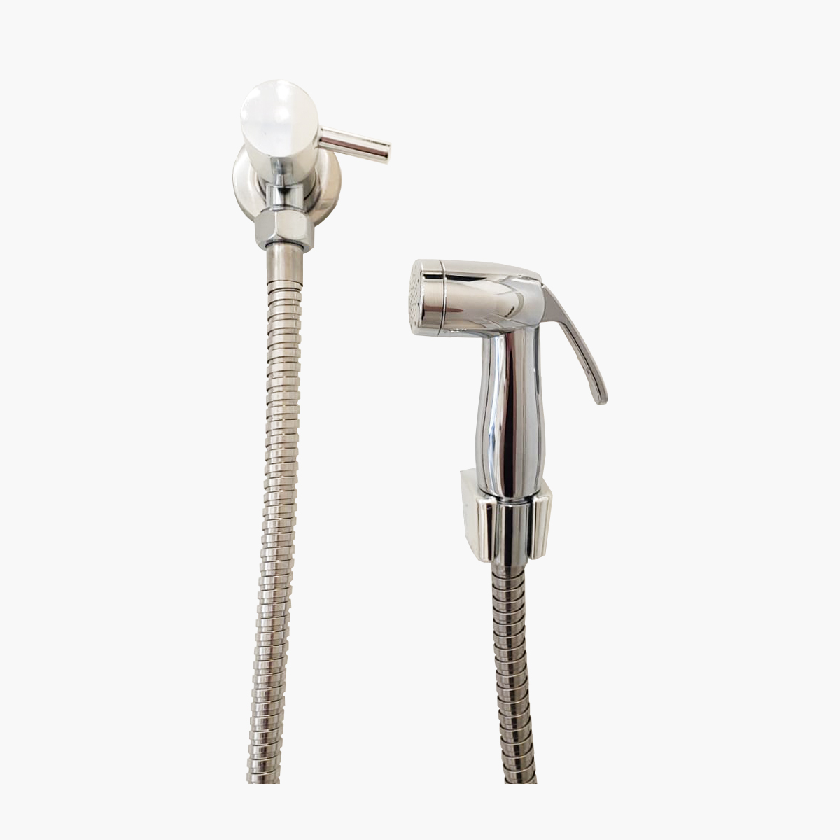 Ducha Higienica para Banheiro - Konnen Metais - Ducha Higienica Round Cromado - MX-2273