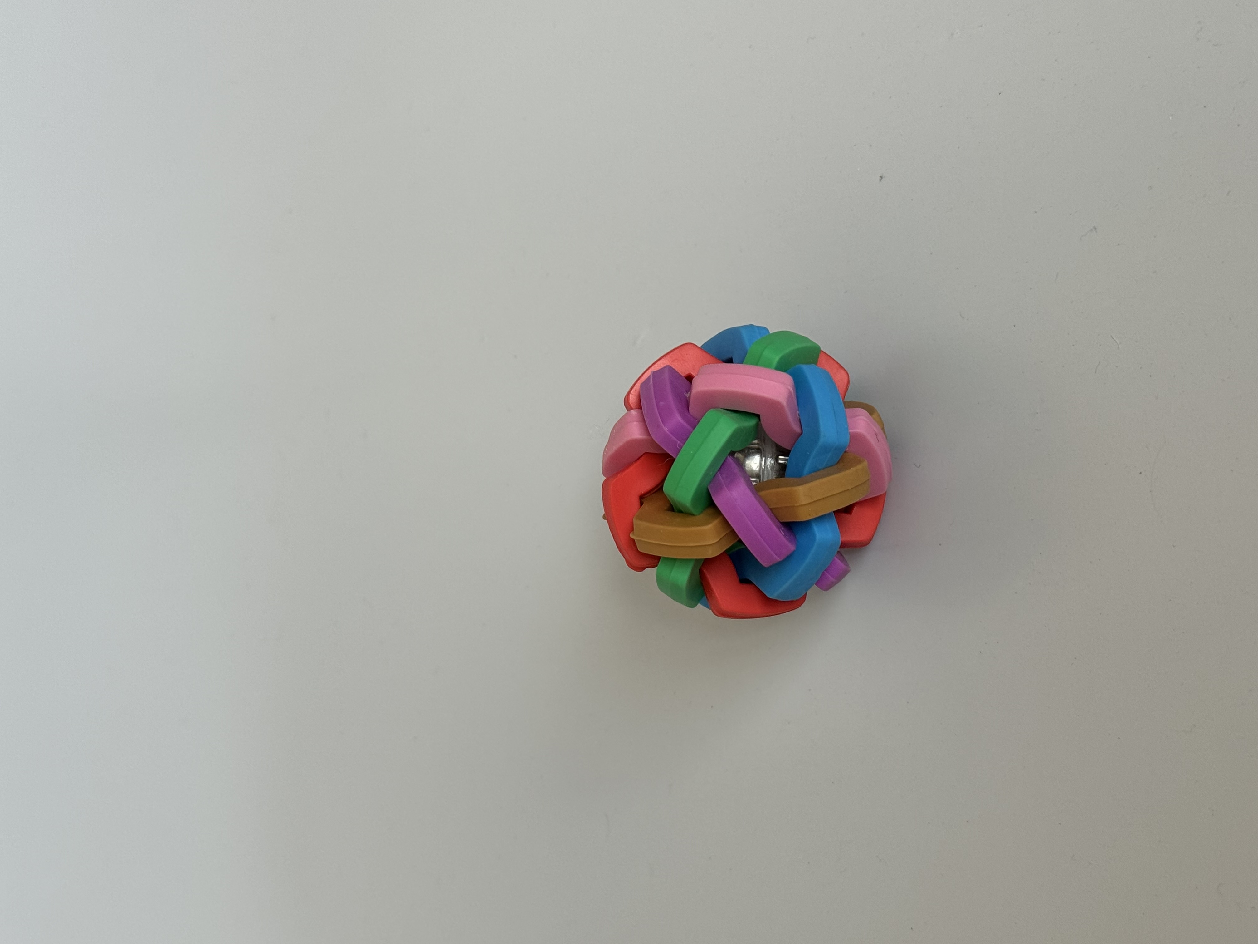 Brinquedo Pet (Bola glitter colorida 6cm) (JH-52-A)