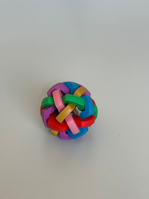 Brinquedo Pet (Bola glitter colorida 7cm) (JH-52-B.)