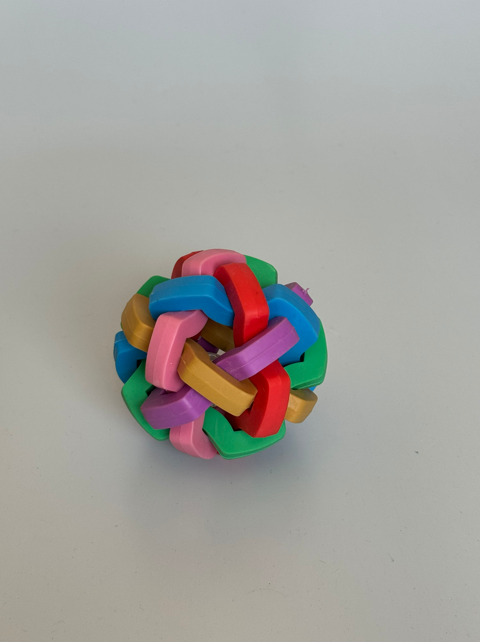 Brinquedo Pet (Bola glitter colorida 8cm) (JH-52-C)