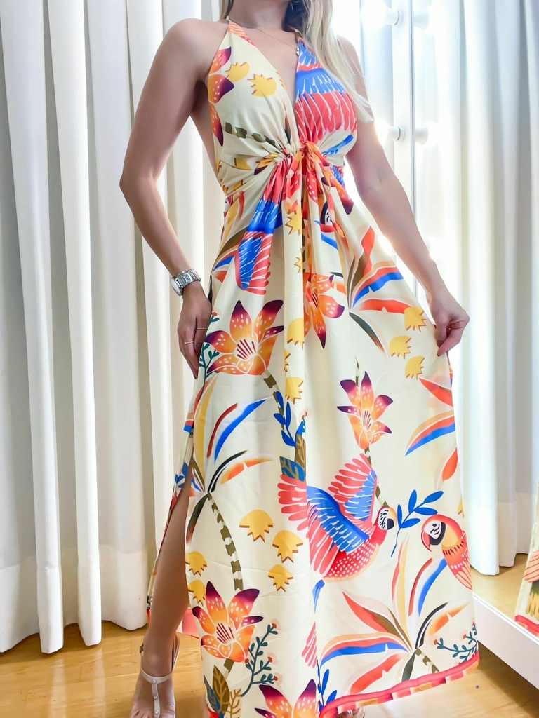 Vestido Feminino Amarração Laura  Ref. 305 (185747745)