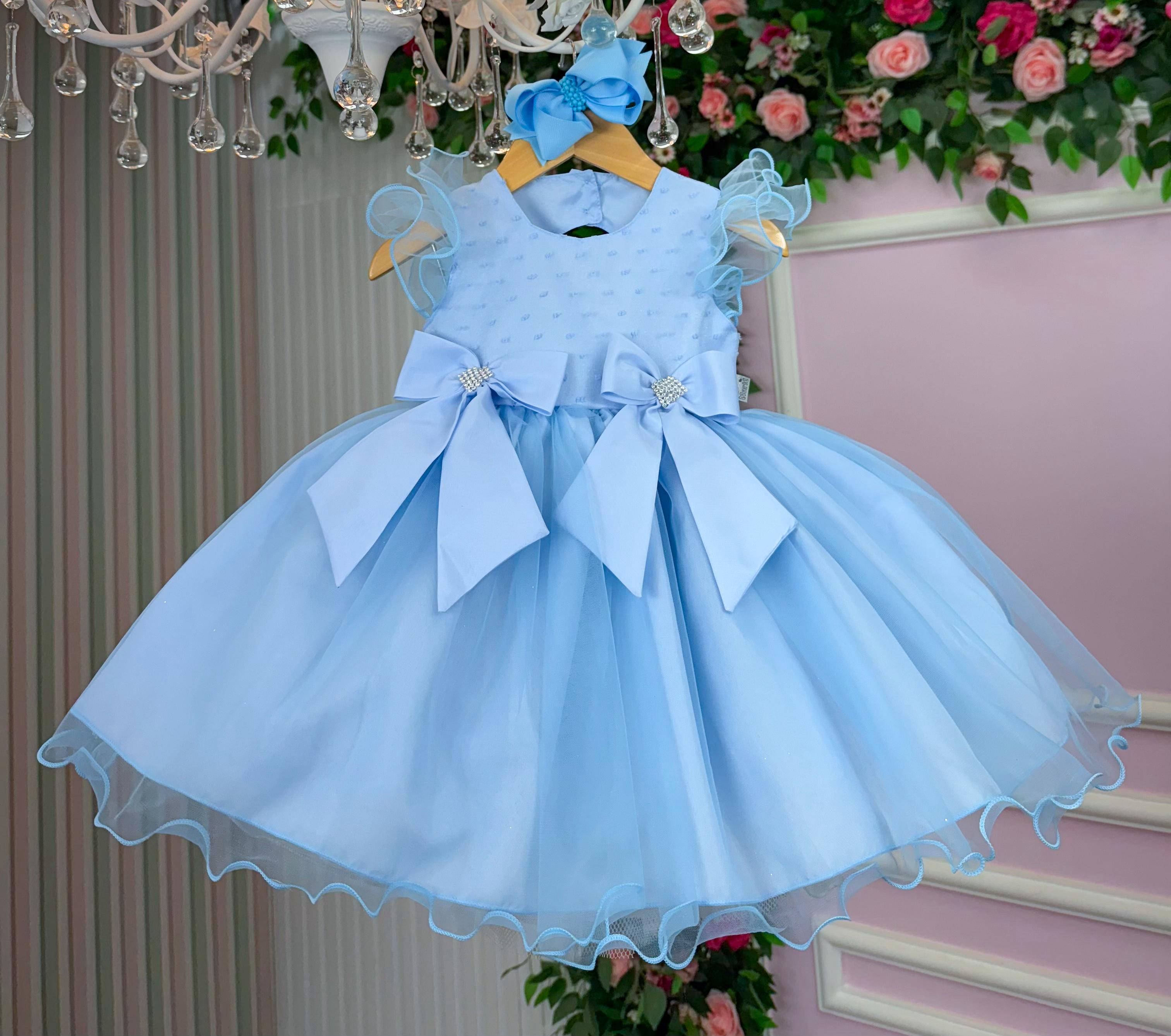 Vestido Marie Bebe Mia Azul Bebe (VESTMRBBMAZLBB)