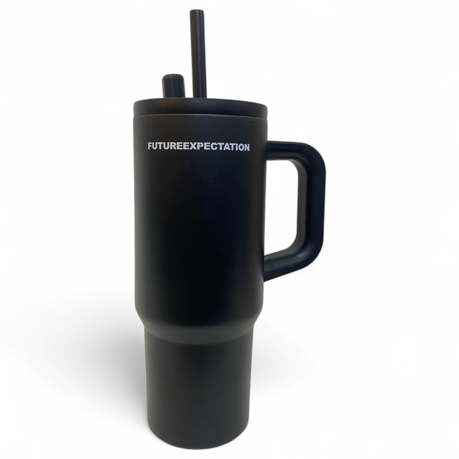 Copo Térmico com Tampa e Alça – 710ml | FUTUREEXPECTATION Inox Kreiz KR XNS059 Preto