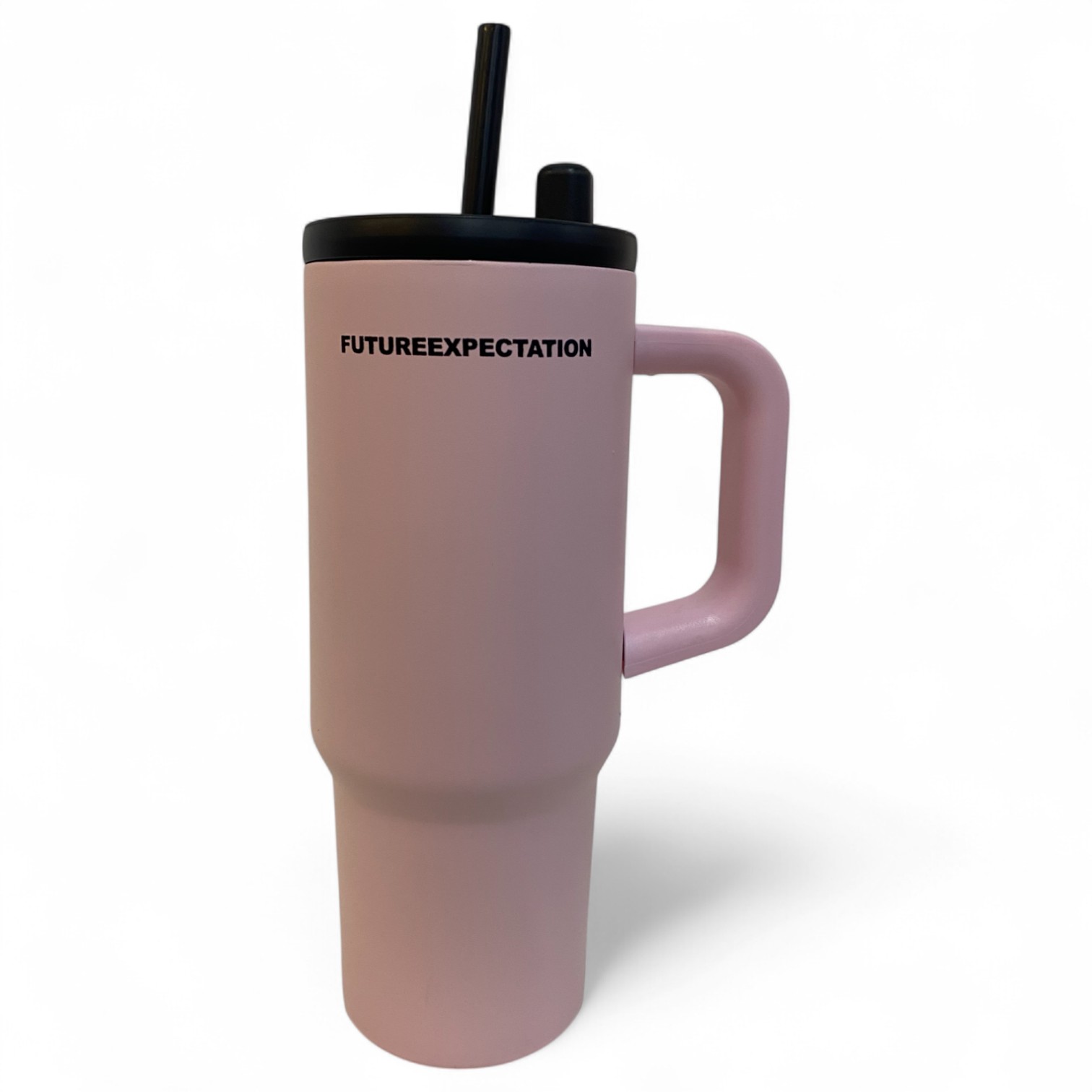 Copo Térmico com Tampa e Alça – 710ml | FUTUREEXPECTATION Inox Kreiz KR XNS059 Rosa