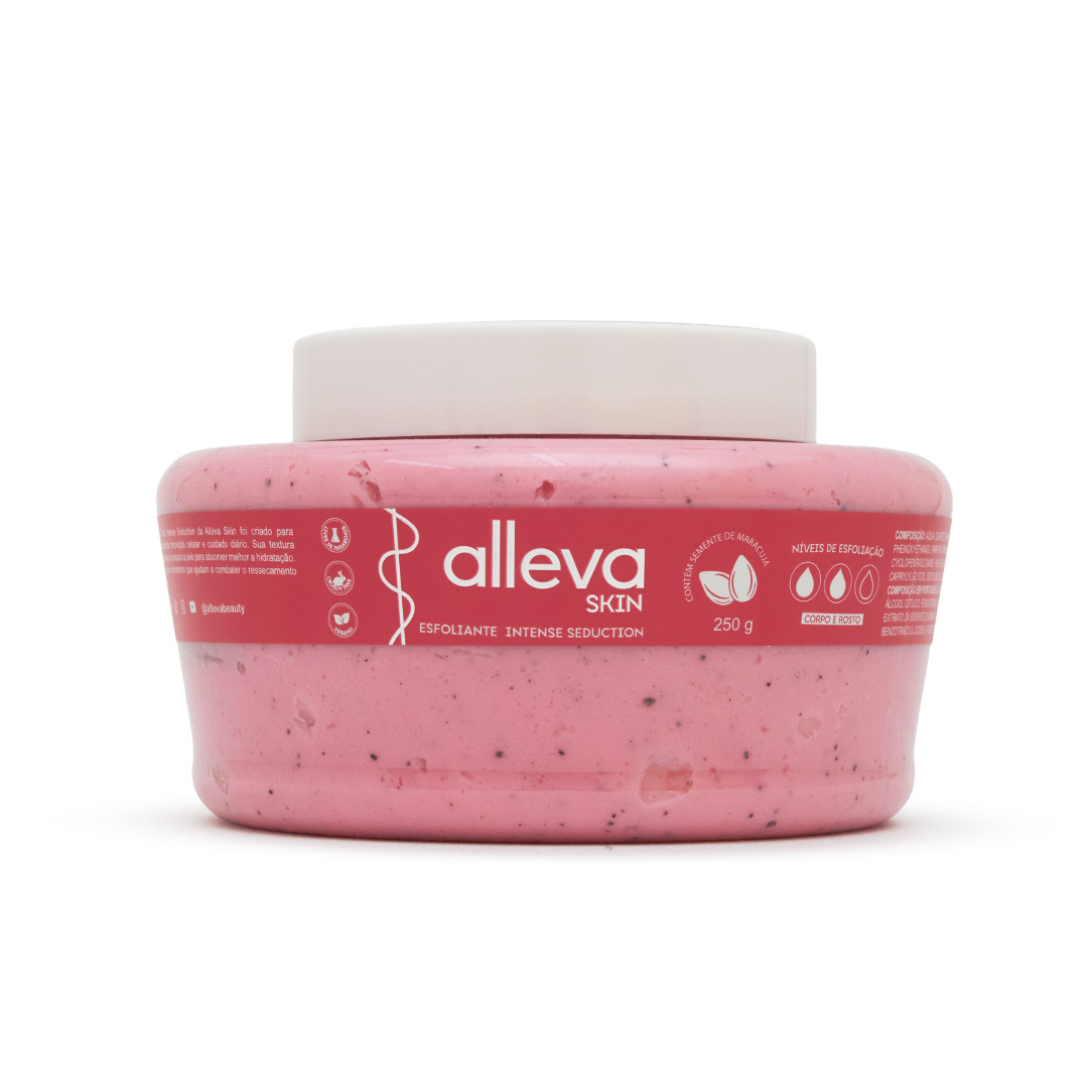 Esfoliante Corpo de Rosto Intense Seduction Alleva 250g (726567)