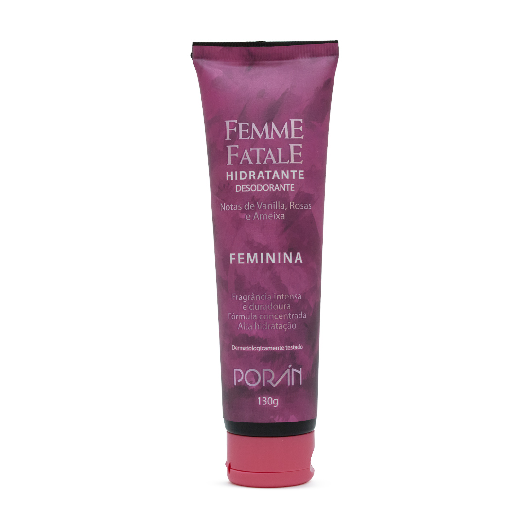Hidratante Desodorante Femme Fatale Feminina Porán 130g (726613)