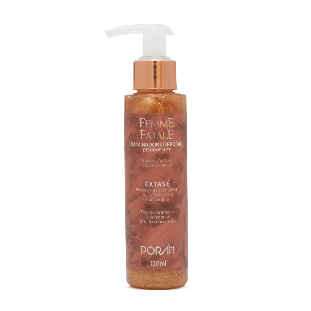 Iluminador Corporal Femme Fatale Êxtase Porán 120ml (726621)