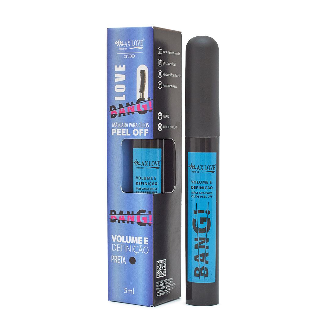 Máscara para Cílios Peel Off Bang Nº: 22 Max Love com 5ml (726725)