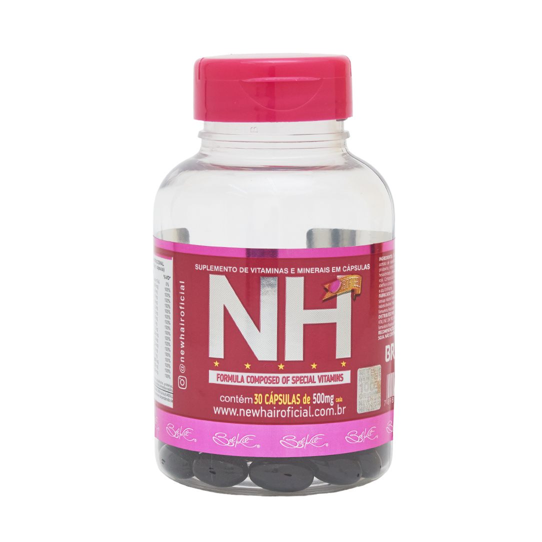 Suplemento de Vitaminas C/30 Cápsulas de 500mg New Hair (726719)
