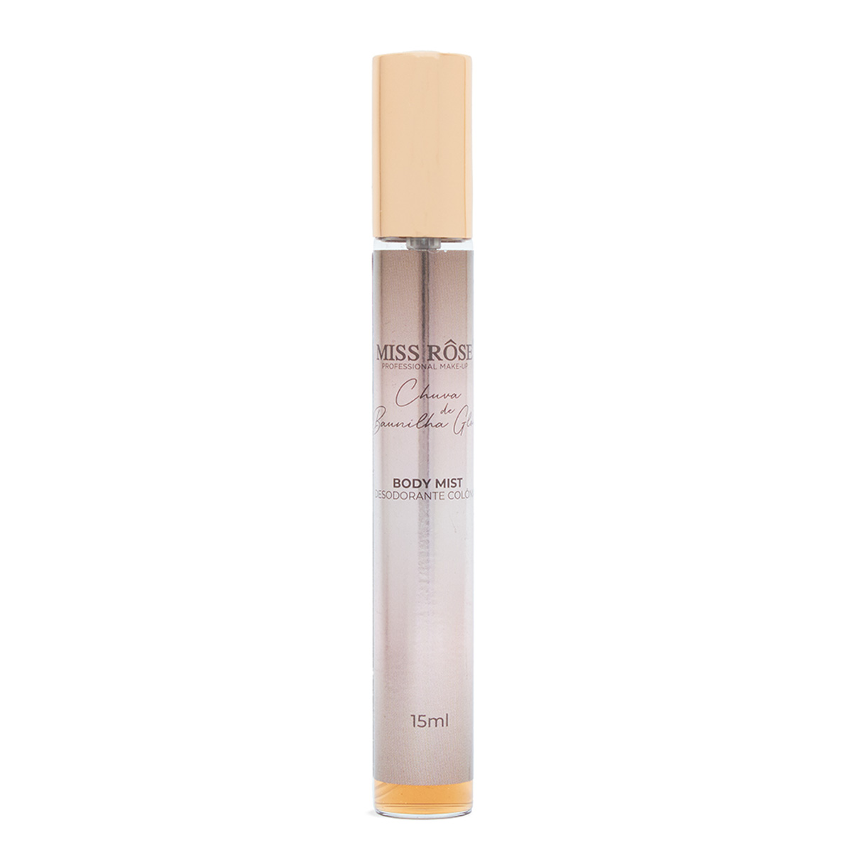 Body Mist Glow Chuva de Baunilha Miss Rôse 15ml (726766)