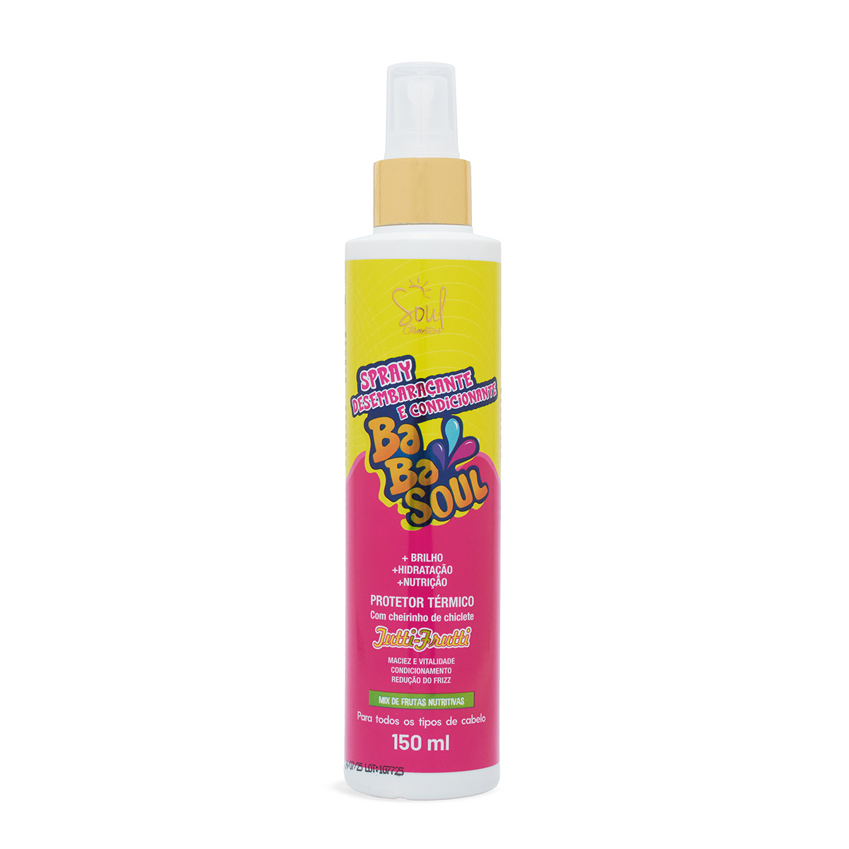Spray Desembaraçante Tutti Frutti Babasoul 150ml (726752)