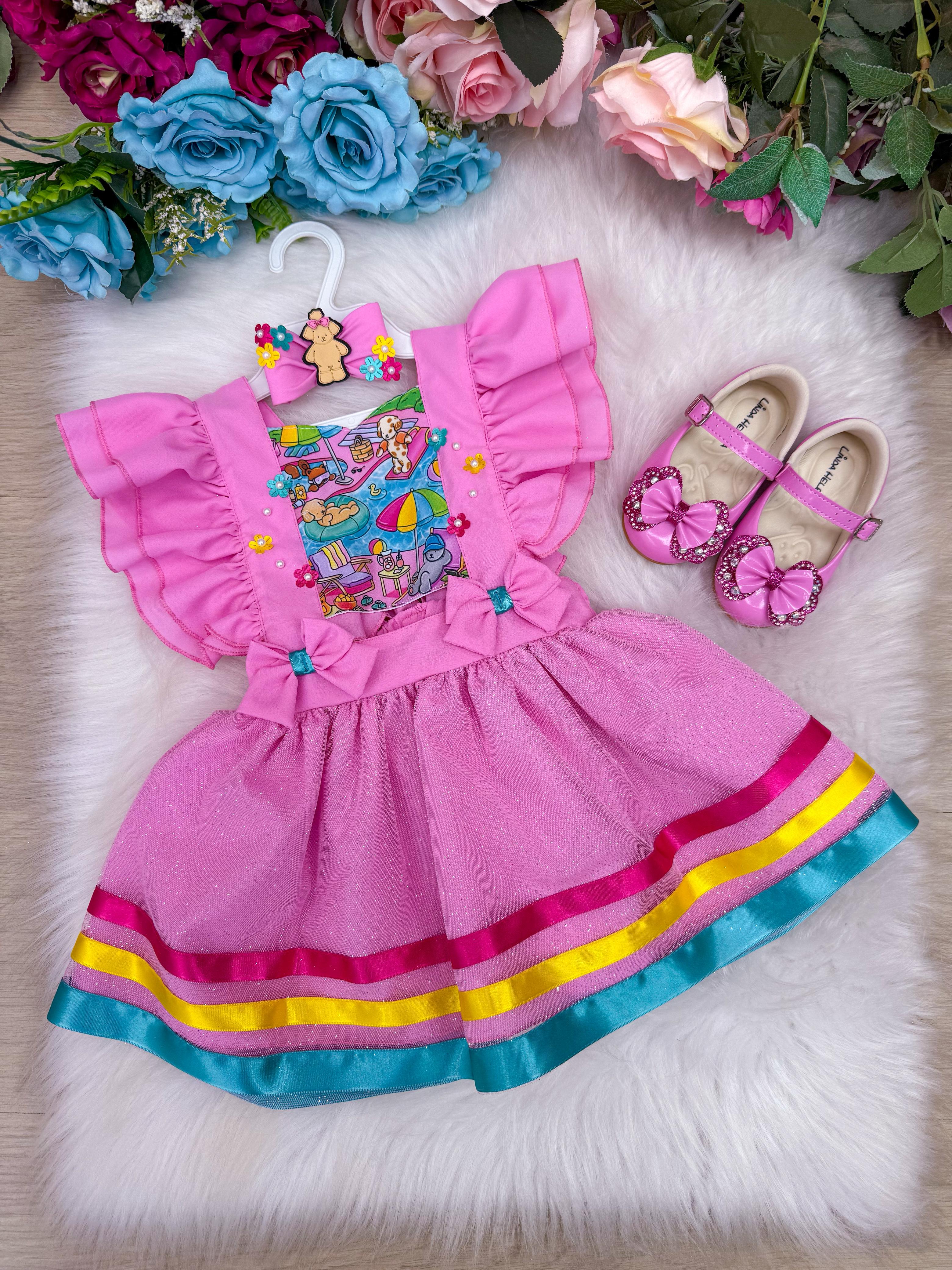Romper/Vestido Princesa Belli Tematico Bobbie Goods (RMPPRNBLLTMBBGD)