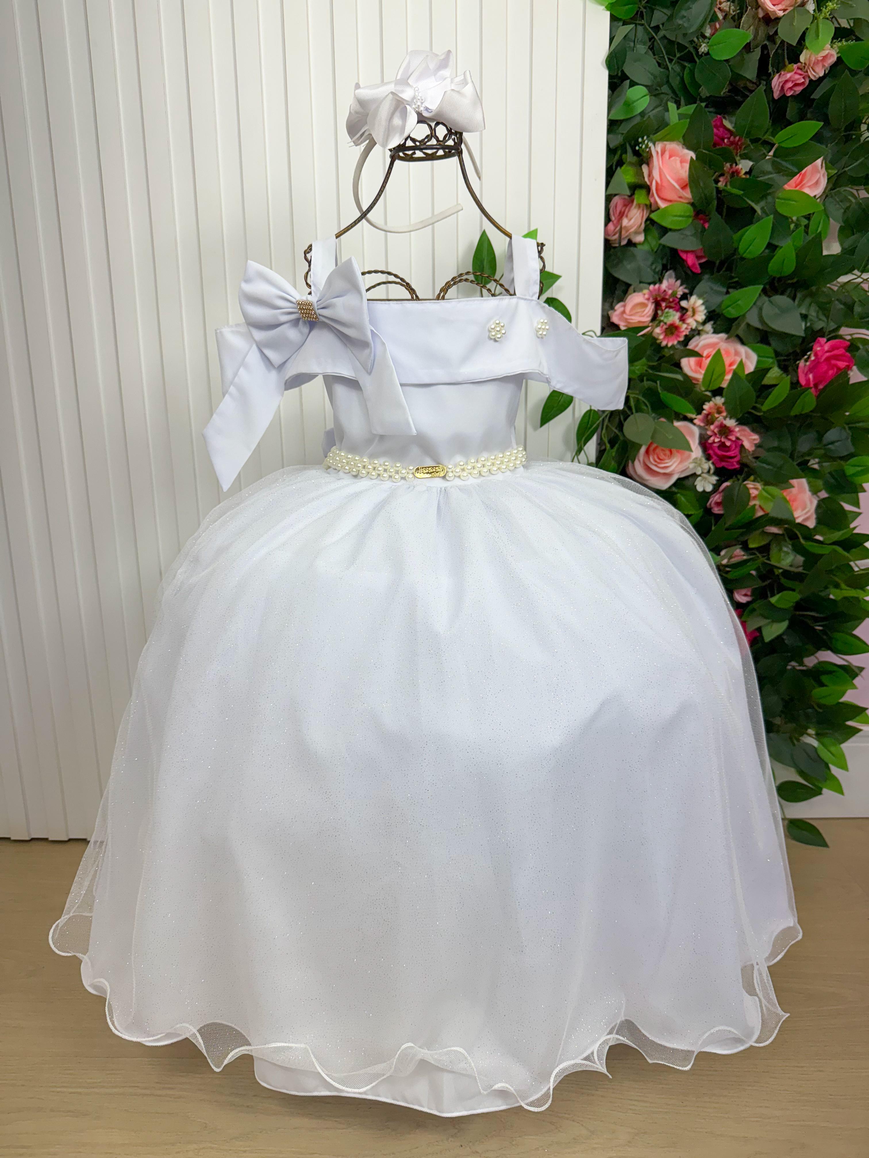 Vestido Banana Club Longo Doce Elegancia Branco (VESTBNNCLBDCLNGELGNBRNC)