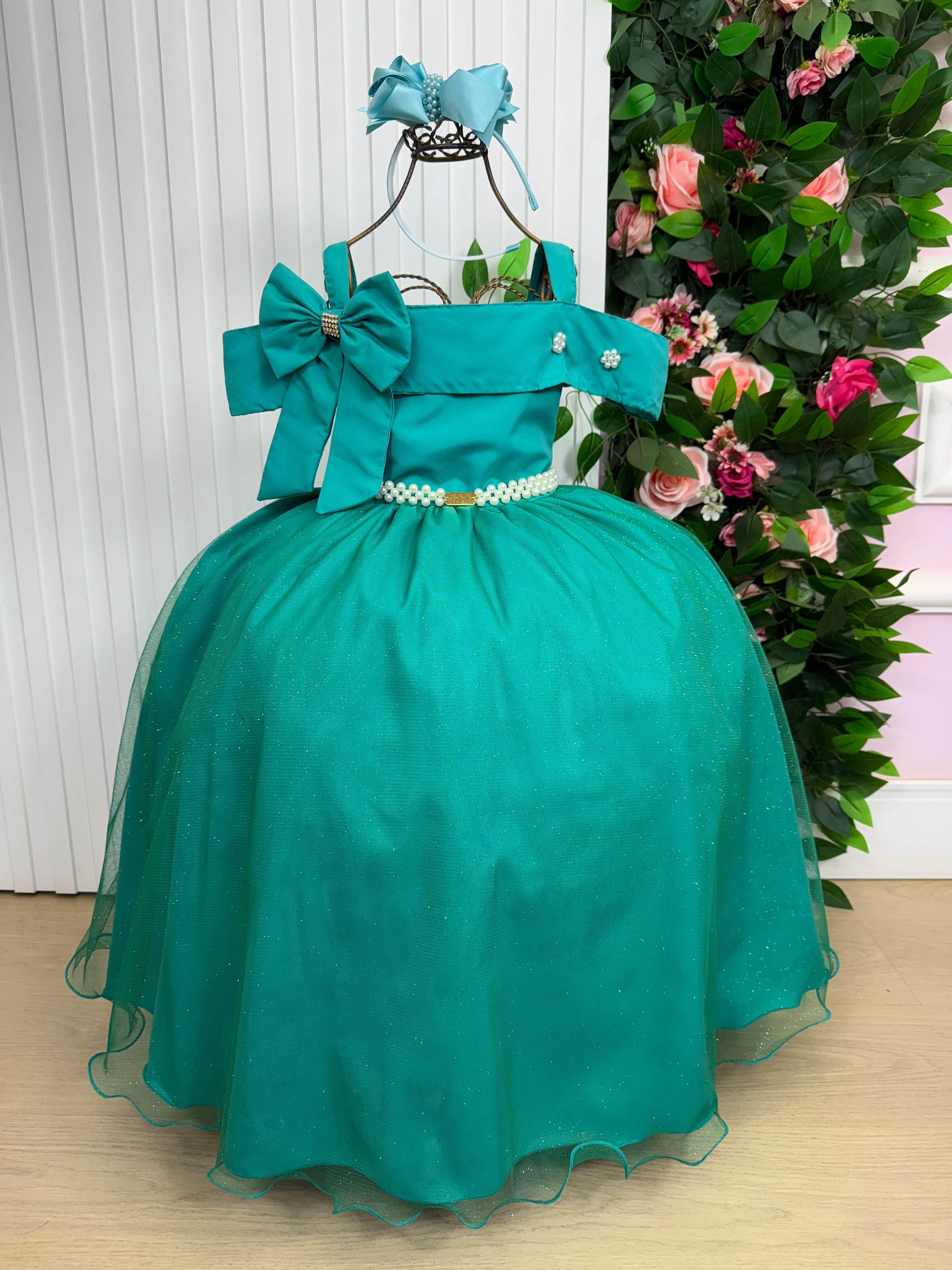 Vestido Banana Club Longo Doce Elegancia Verde Jade (VESTBNANCLBLNGDCELGNCVRDTIFFN)