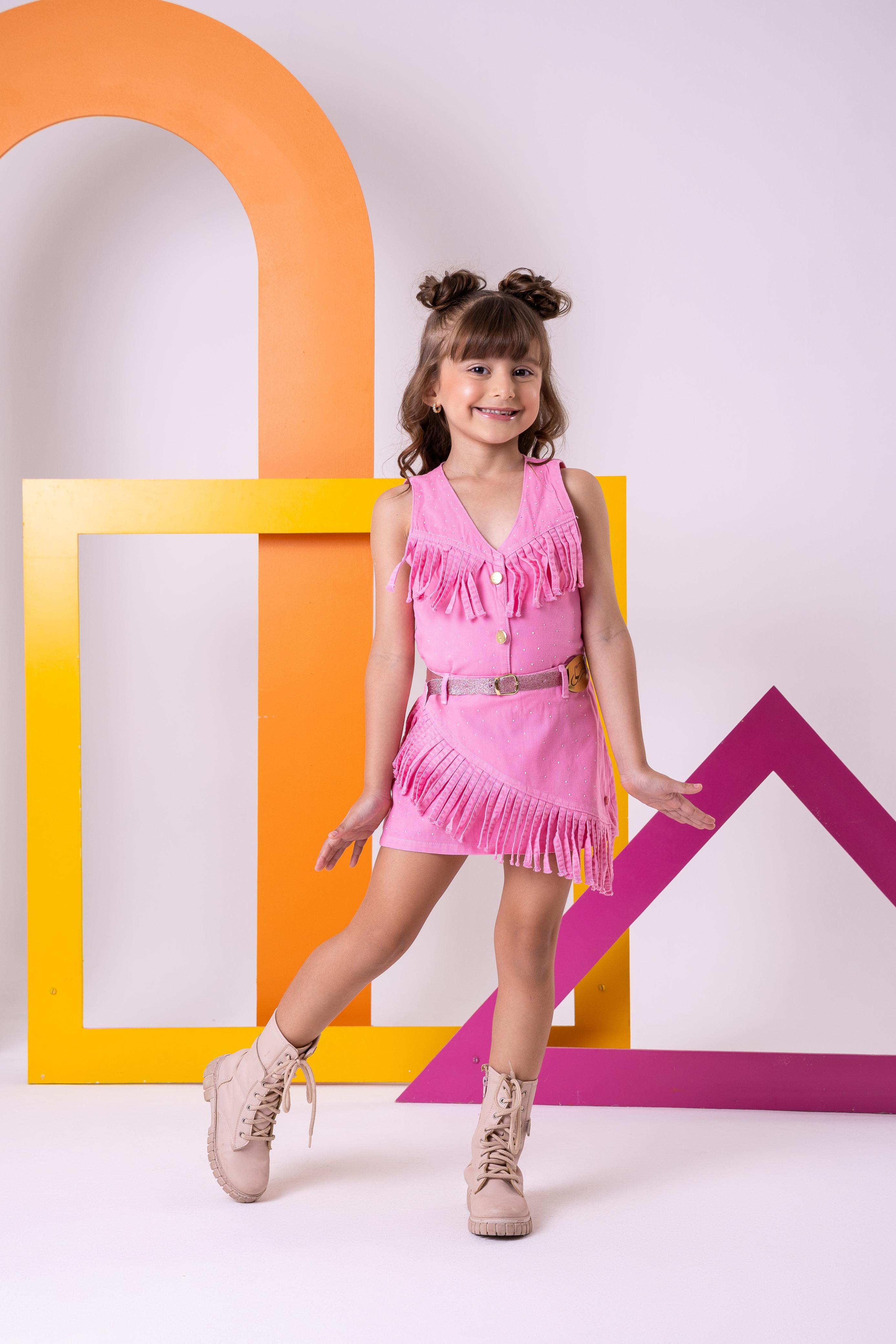 Conjunto Blogueirinha Boiadeira Maraisa Rosa (CUNJBLOGBOADRMRSRS)