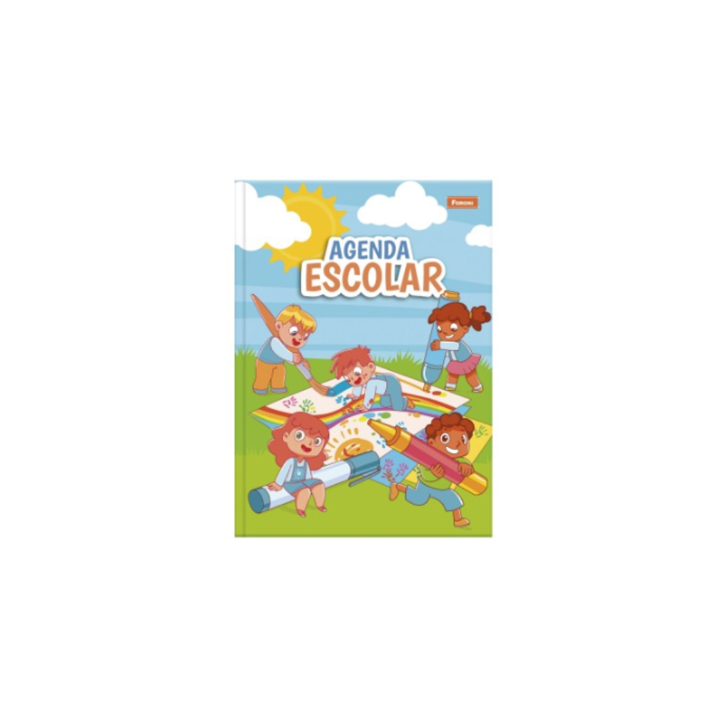Agenda Escolar - Pequena - Brochura - 96 Fls - Foroni (7899264376050)