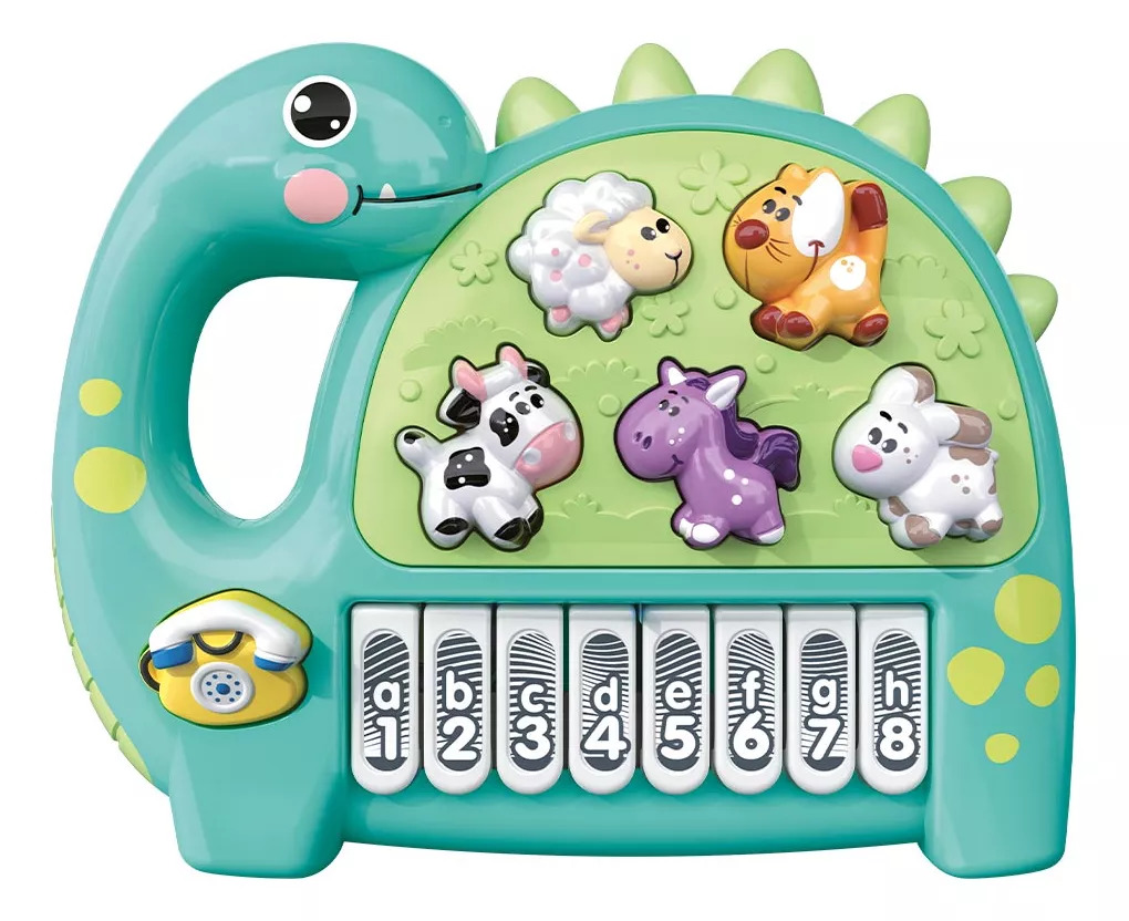 Teclado Dinossauro Musical Educativo -Dm 6901 (157312)