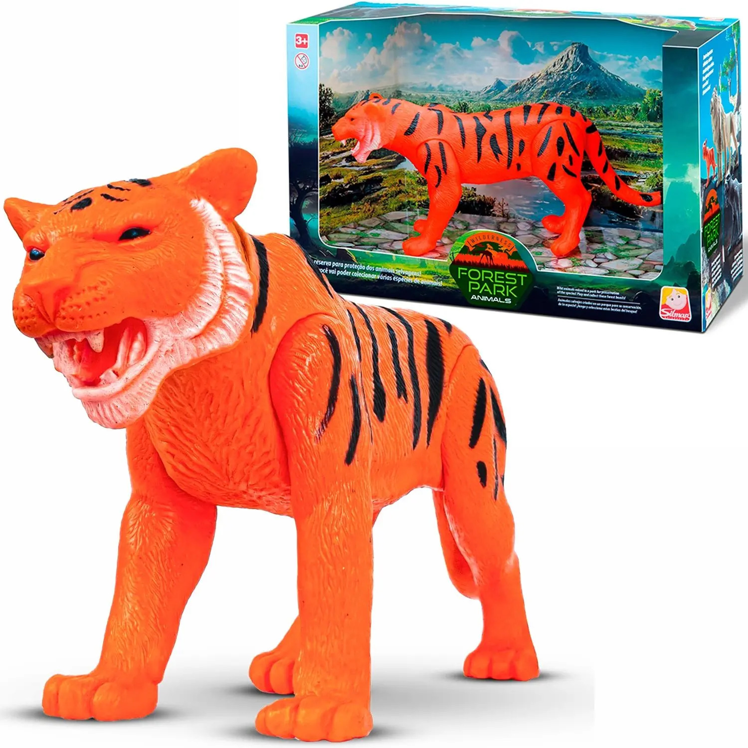 Tigre Articulado em Vinil Forest Park -Silmar 1705 (153655)