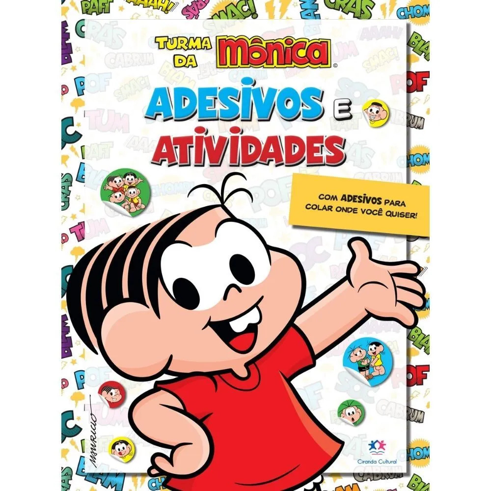 Turma da Mônica com Adesivos e Atividades - Ciranda Cultural (149183)