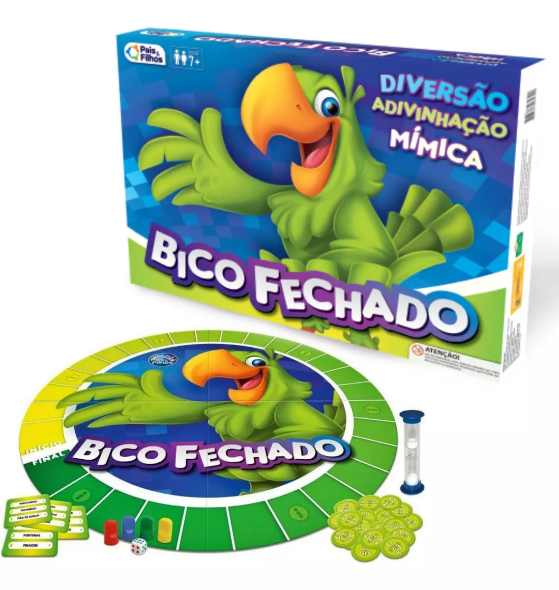 Jogo de Tabuleiro Bico Fechado 7358 – Pais e Filhos (061118)