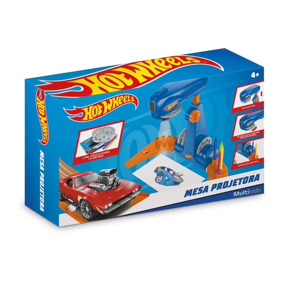 Mesa Projetora Hot Wheels – Multikids (114467)