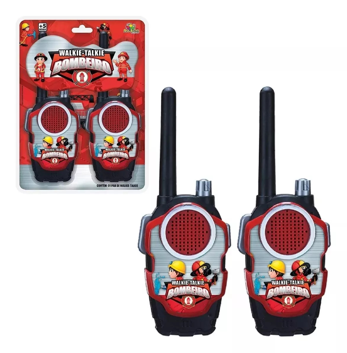 Rádio Walkie Talkie Bombeiro – Art Brink (116363)