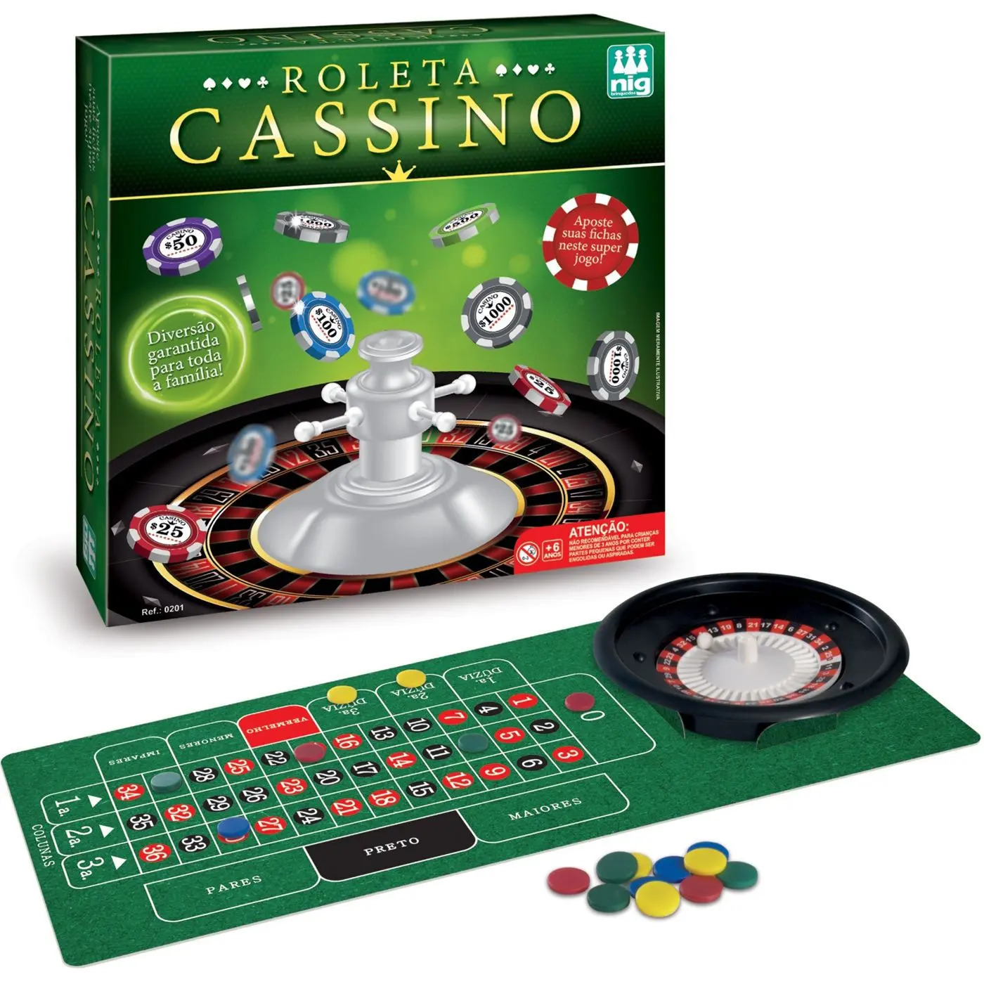 Roleta Cassino – Nig Brinquedos (086945)