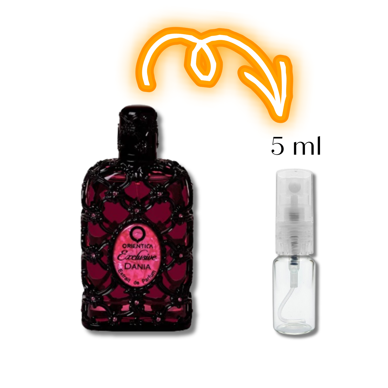 Decant Dania 5ml - Orientica - EAU De Parfum | Katia Almeida (ARO61-2)