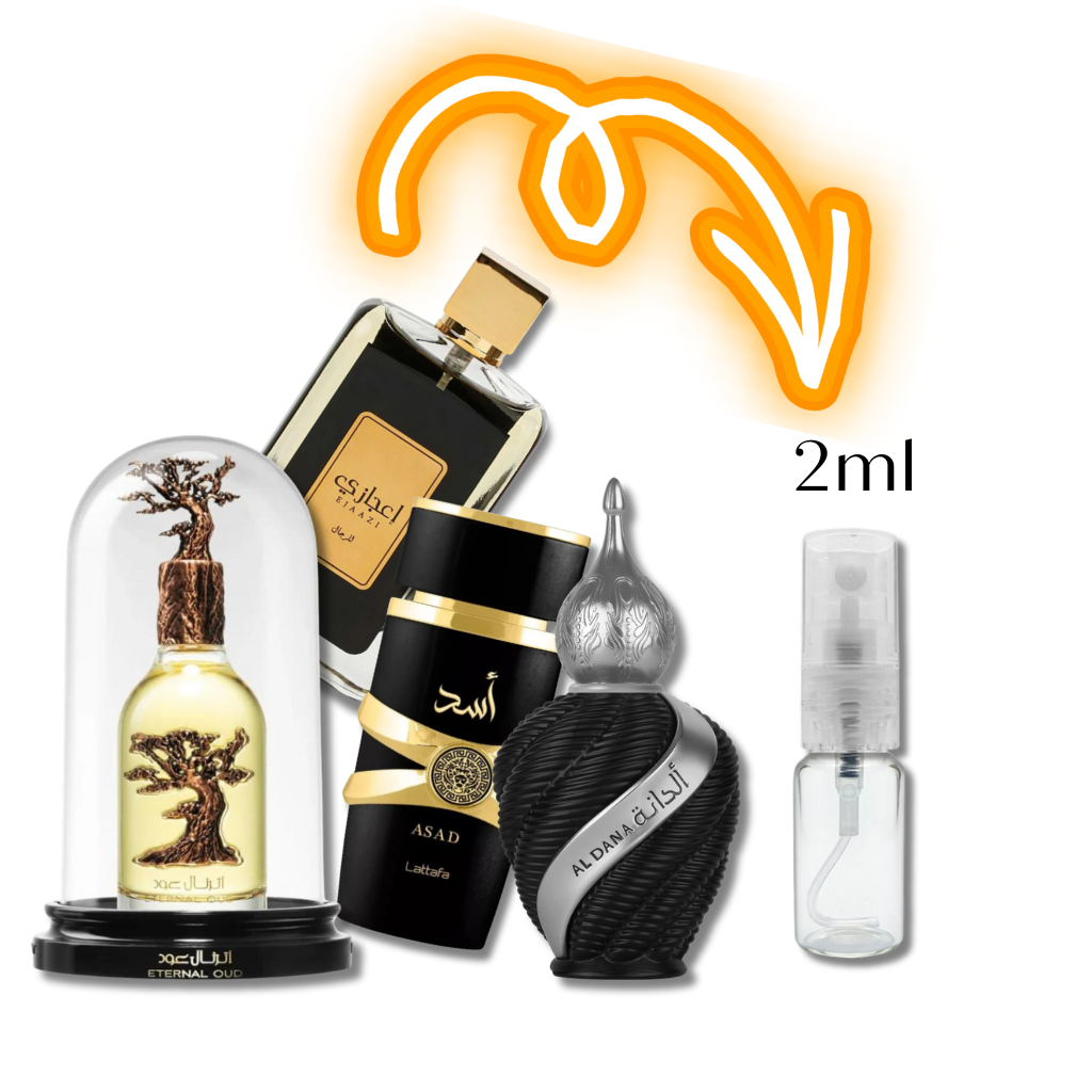 Decants De 4 Perfumes Maculinos 2ml - Lattafa - EAU De Parfum | Katia Almeida (COMB-LT01)