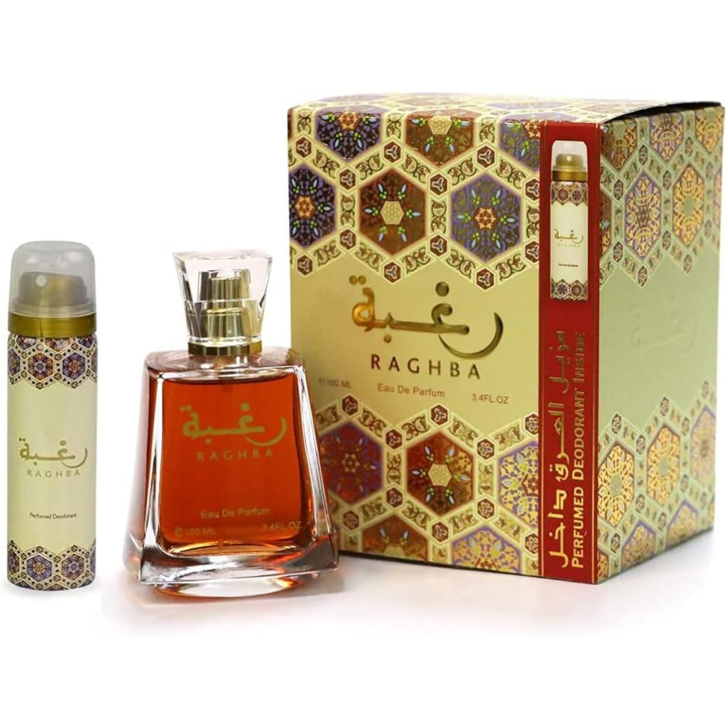 Perfume Conjunto de 2 peças Raghba - Lattafa - EAU De Parfum | Katia Almeida (ARL087)