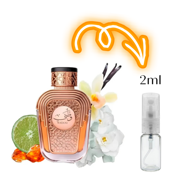Perfume Watani - Al Wataniah 2ml - EAU De Parfum  | Katia Almeida (ARW02-1)