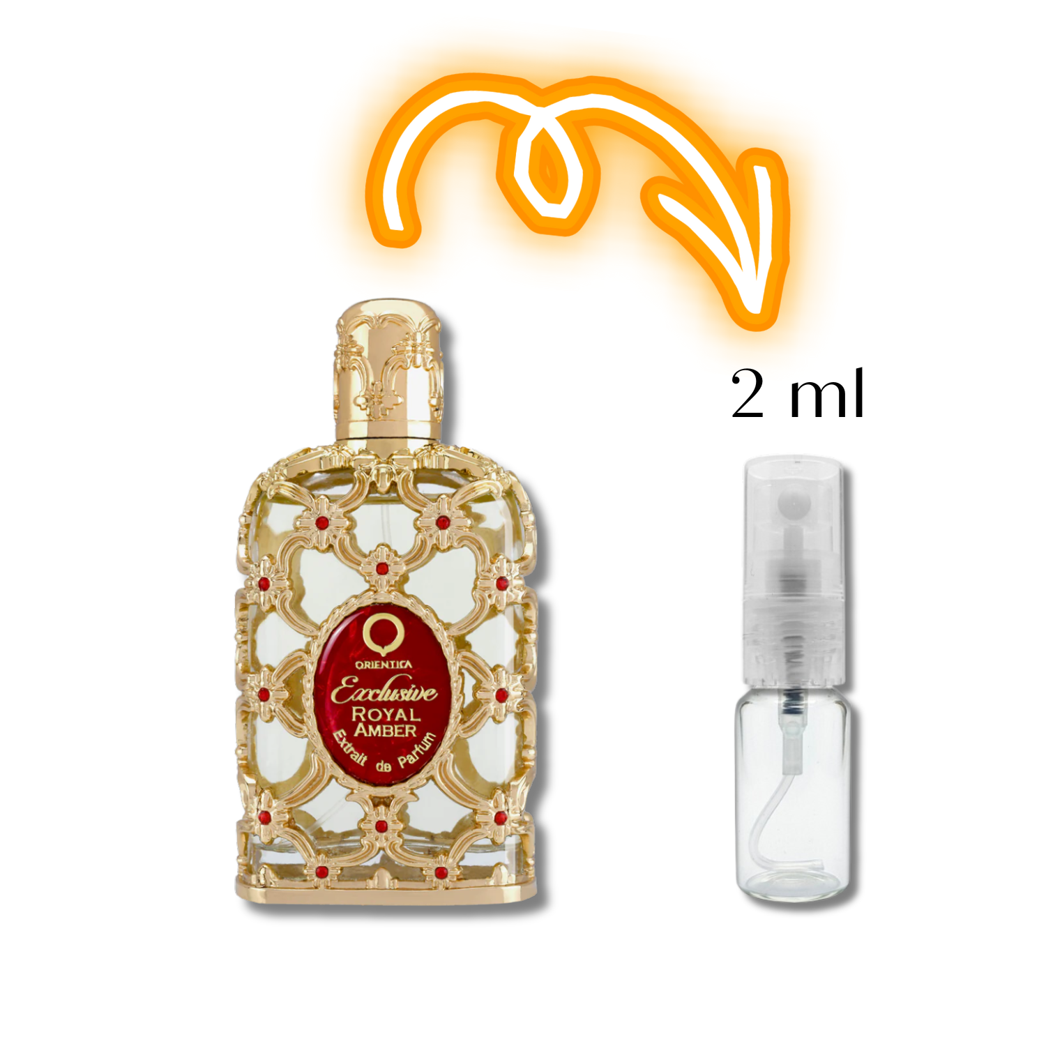 Royal Amber Exclusive Extrait 2ml - Orientica - Eau De Parfum | Katia Almeida (ARO60-1)