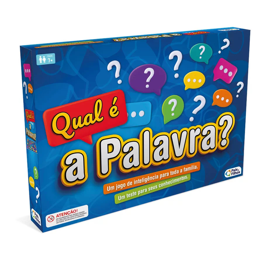 Qual é a Palavra? Jogo Tabuleiro -Pais & Filhos (034686)