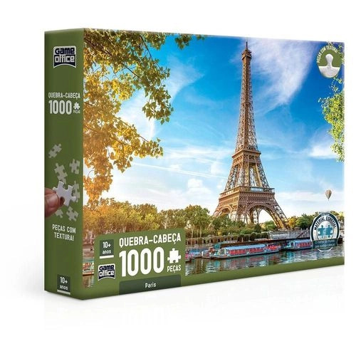 Quebra-Cabeça Cartonado Paris 1000 Peças – Toyster (106648)
