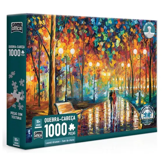 Quebra-Cabeça Cartonado Som da Chuva 1000 Peças – Toyster (095708)