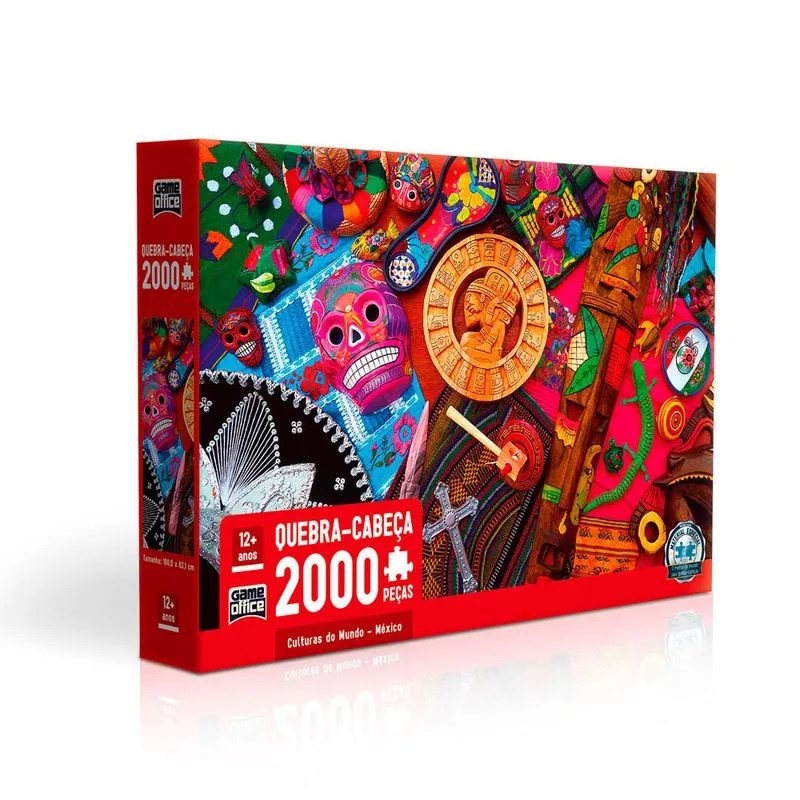 Quebra-Cabeça Culturas do Mundo 2000 Peças México – Toyster (082619)