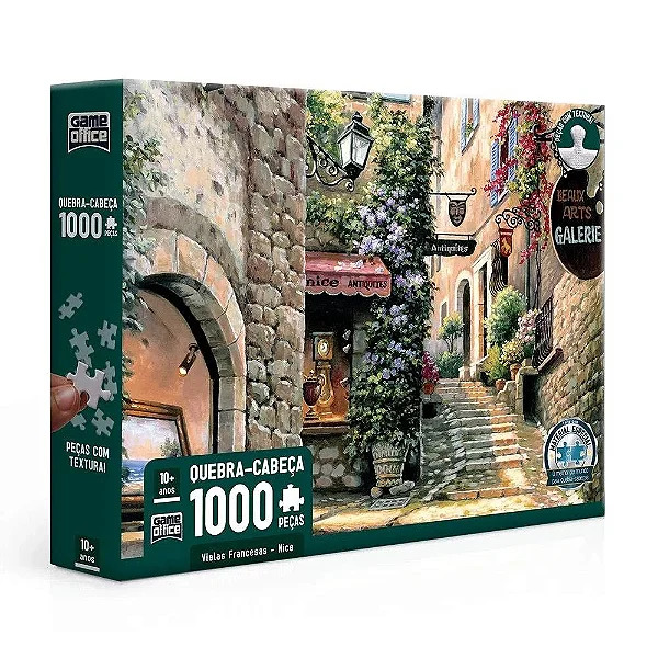 Quebra-Cabeça Vielas Francesas 1000 Peças – Toyster (106660)