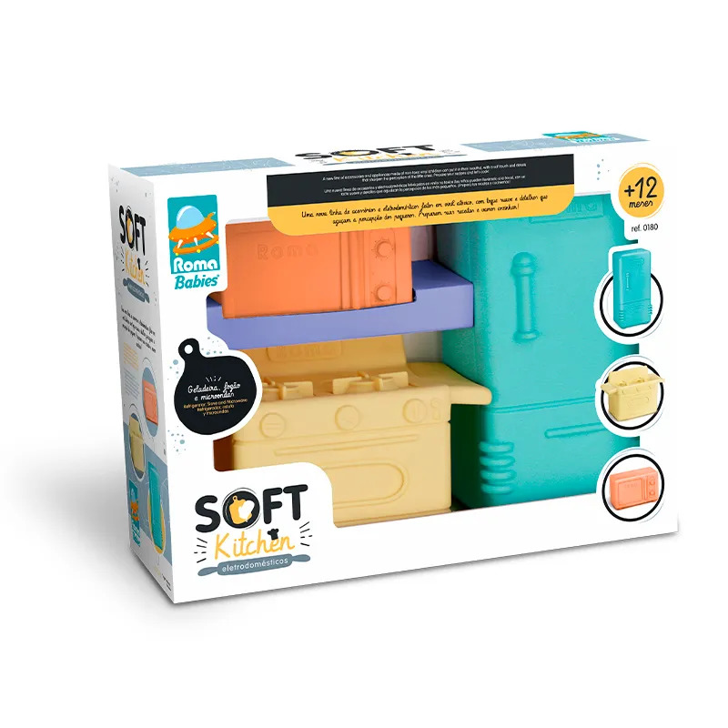 Soft Kitchen Etrodomésticos Em Vinil Brinquedo Infantil - Roma (153996)