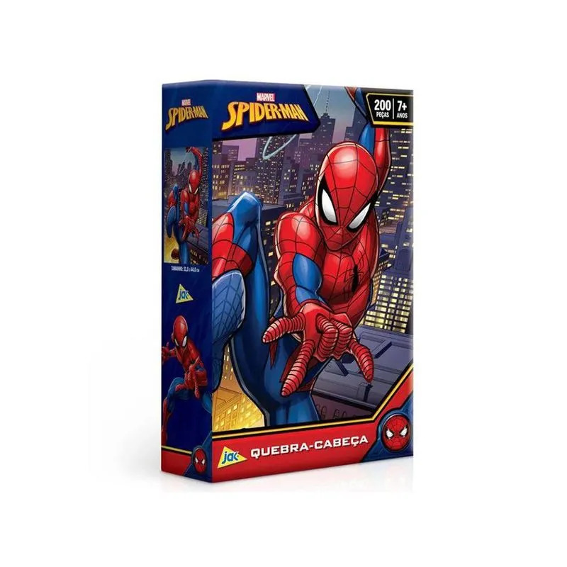 Spider-Man - Quebra-Cabeça 200 Peças ? - Toyster (064405)
