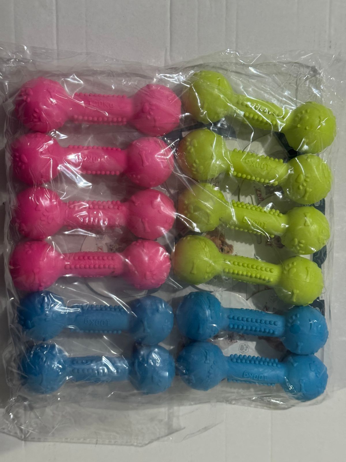 Brinquedo Pet Mordedor Antiestresse - Pacote com 12 (JH-6090 - Pacote)