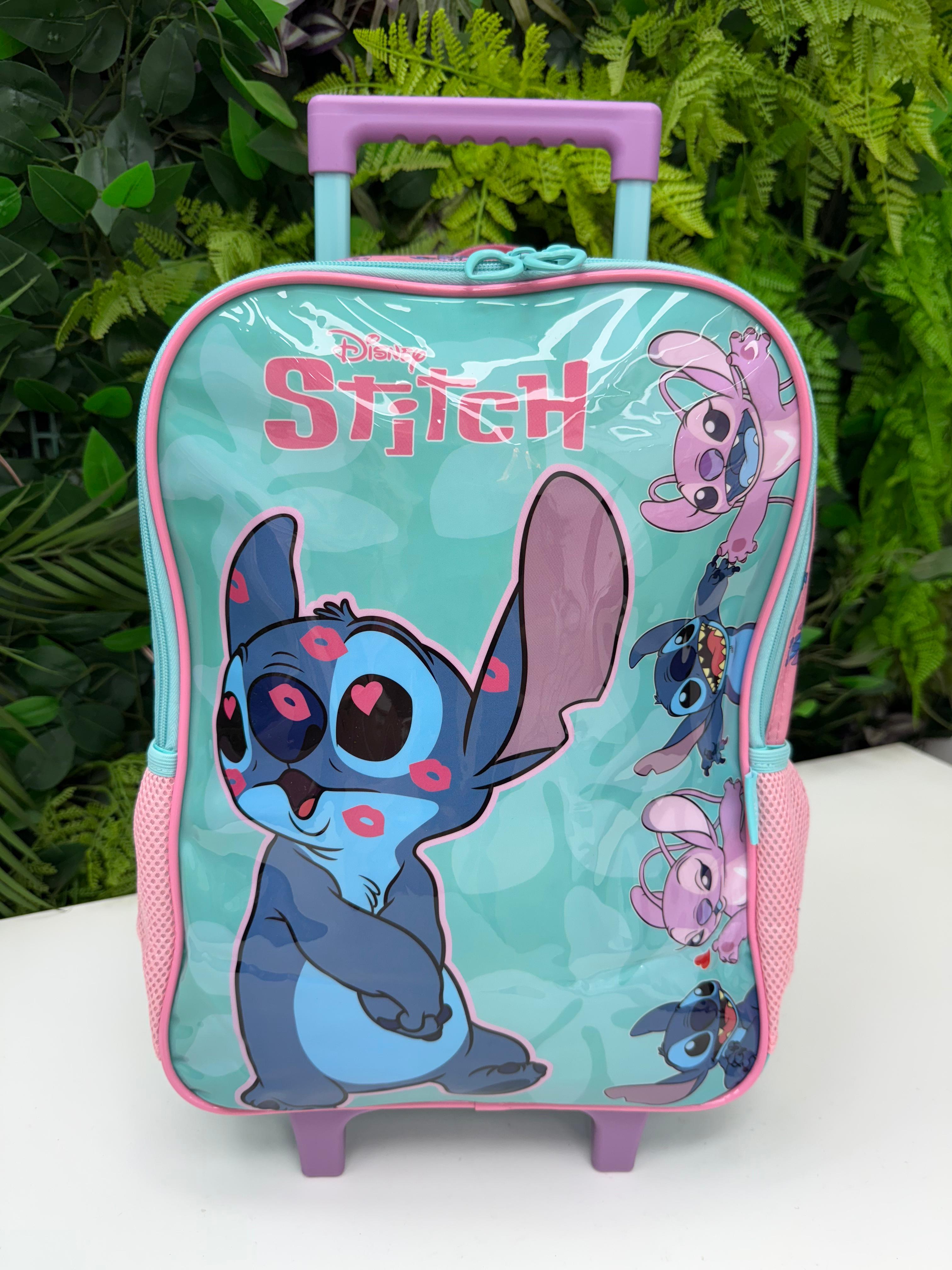 Mochila Rodinha Stitch e Angel (KITMRLCNSTAN)