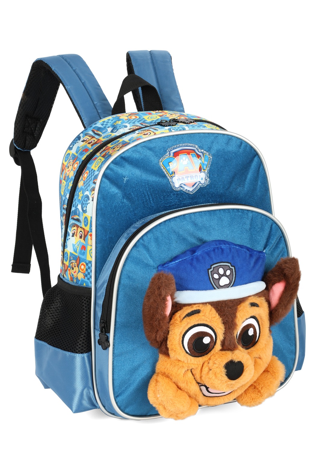 Kit Mochila Costas +  Lancheira Patrulha Canina Chase (KTMCHLALCNDCNCHS)