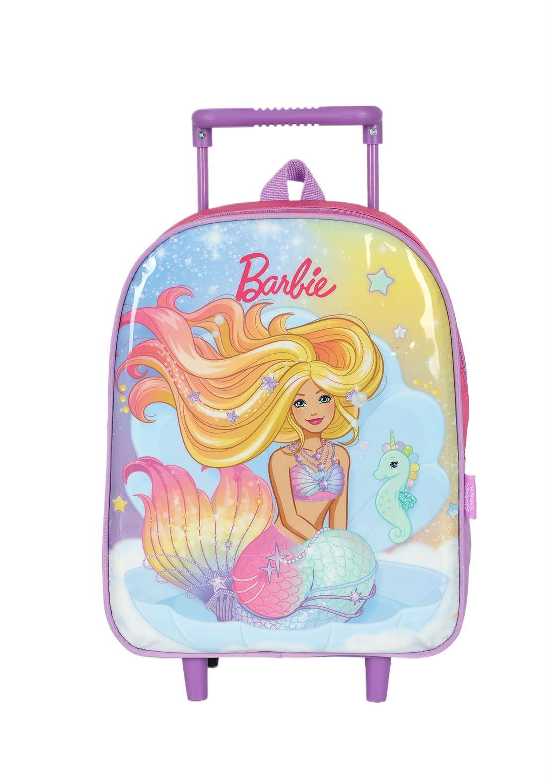 Mochila de Rodinhas Barbie Sereia (MCRDBBSR)